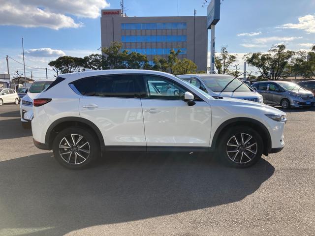 CX-5 XD Lパッケージ ディーゼルターボ車 スマートシティブレーキサポート ブラインドスポットモニター 標識検知 地デジ Bluetooth 360°モニター 前後ドラレコ ステアリングヒーター 黒革シート パワートランク(3枚目)