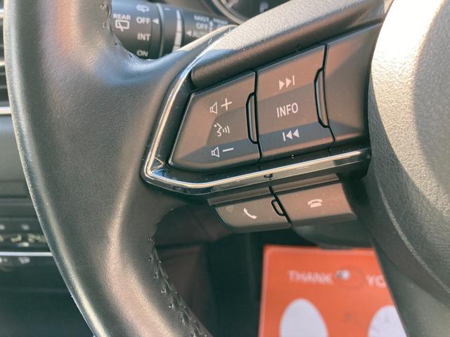 CX-5 XD Lパッケージ ディーゼルターボ車 スマートシティブレーキサポート ブラインドスポットモニター 標識検知 地デジ Bluetooth 360°モニター 前後ドラレコ ステアリングヒーター 黒革シート パワートランク(20枚目)