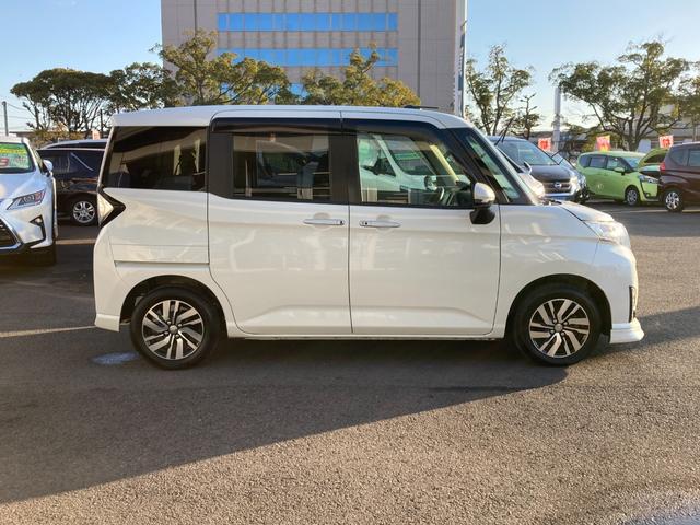 トール カスタムG SAIII スマートアシスト 先行車発進お知らせ クラリオンナビ Bluetooth バックモニター 両側パワースライド コーナーセンサー 革巻きハンドル クルーズコントロール LEDデイライト オートハイビーム(3枚目)