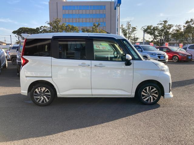 ルーミー カスタムＧ　ドラレコ　両側パワースライド　革巻きハンドル　クルーズコントロール　アイドリングストップ　ロールサンシェード　ＬＥＤ　ＥＴＣ　純正１４ＡＷ（3枚目）