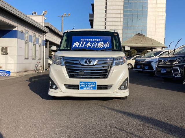 ルーミー カスタムＧ　ドラレコ　両側パワースライド　革巻きハンドル　クルーズコントロール　アイドリングストップ　ロールサンシェード　ＬＥＤ　ＥＴＣ　純正１４ＡＷ（4枚目）