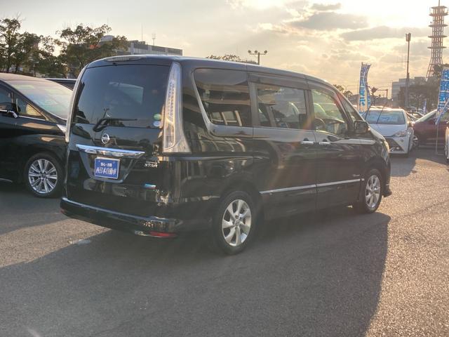 セレナ ハイウェイスターＧ　Ｓ－ハイブリッド　純正ＳＤナビ　地デジ　Ｂｌｕｅｔｏｏｔｈ　ＨＤＭＩ　両側パワースライド　革巻きハンドル　クルーズコントロール　アイドリングストップ　ＨＩＤ　ＥＴＣ　純正１６ＡＷ（2枚目）