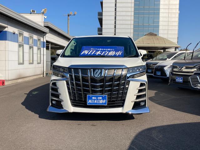 アルファード ２．５Ｓ　Ｃパッケージ　Ｗサンルーフ　黒革シート　フリップダウンモニター　７人乗り　プリクラッシュセーフティ　標識検知　ブラインドスポットモニター　純正１０インチＳＤナビ　Ｂｌｕｅｔｏｏｔｈ　ＨＤＭＩ　デジタルインナーミラー（4枚目）