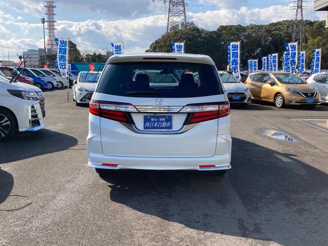 オデッセイ アブソルート　衝突軽減ブレーキ　標識認識機能　純正ナビ　地デジ　Ｂｌｕｅｔｏｏｔｈ　ＨＤＭＩ　バックモニター　前後ドラレコ　ハーフレザーシート　パドルシフト　レーダークルーズコントロール　両側パワースライド（5枚目）