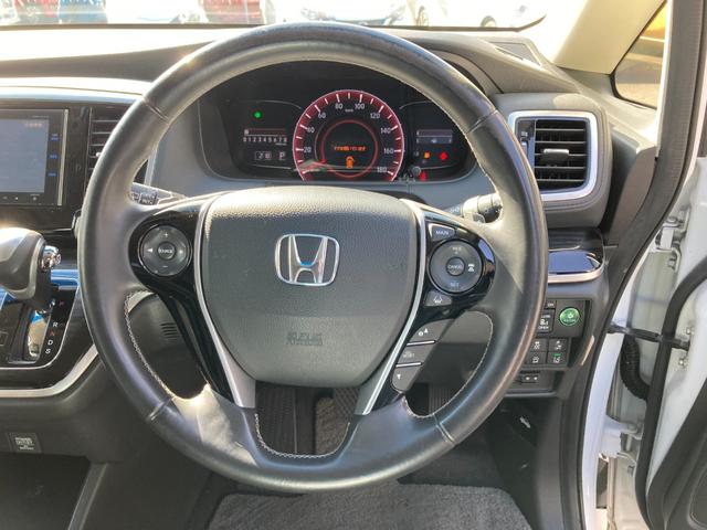 オデッセイ アブソルート　衝突軽減ブレーキ　標識認識機能　純正ナビ　地デジ　Ｂｌｕｅｔｏｏｔｈ　ＨＤＭＩ　バックモニター　前後ドラレコ　ハーフレザーシート　パドルシフト　レーダークルーズコントロール　両側パワースライド（15枚目）