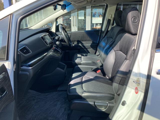 オデッセイ アブソルート　衝突軽減ブレーキ　標識認識機能　純正ナビ　地デジ　Ｂｌｕｅｔｏｏｔｈ　ＨＤＭＩ　バックモニター　前後ドラレコ　ハーフレザーシート　パドルシフト　レーダークルーズコントロール　両側パワースライド（21枚目）