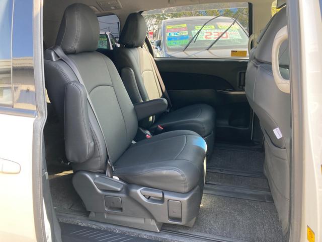 エスティマ アエラス　フリップダウンモニター　７人乗り　純正ＳＤナビ　地デジ　Ｂｌｕｅｔｏｏｔｈ　バックモニター　ドラレコ　両側パワースライド　革巻きハンドル　クルーズコントロール　レザー調シートカバー　オットマンシート（21枚目）