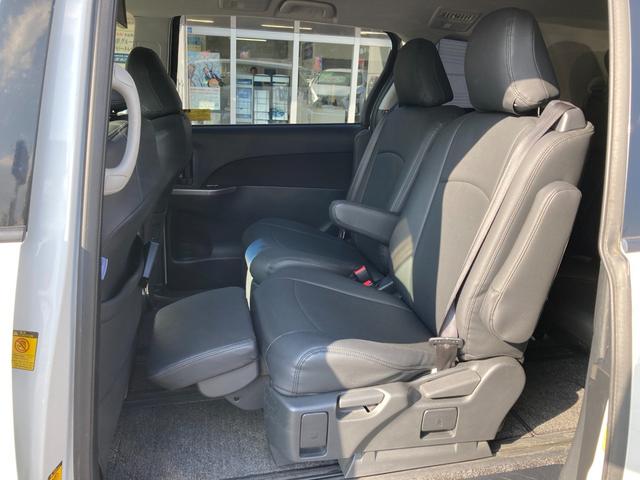 エスティマ アエラス　フリップダウンモニター　７人乗り　純正ＳＤナビ　地デジ　Ｂｌｕｅｔｏｏｔｈ　バックモニター　ドラレコ　両側パワースライド　革巻きハンドル　クルーズコントロール　レザー調シートカバー　オットマンシート（22枚目）