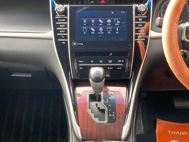 ハリアーハイブリッド プレミアム　アドバンスドパッケージ　４ＷＤ　プリクラッシュセーフティ　純正ナビ　地デジ　Ｂｌｕｅｔｏｏｔｈ　３６０°ビューモニター　前後ドラレコ　ＪＢＬスピーカー　運転席パワーシート　パワートランク　オートハイビーム（9枚目）