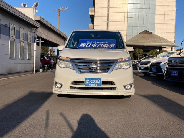 セレナ ハイウェイスター　Ｖセレ＋セーフティ　ＳＨＶ　Ａセフ　エマージェンシーブレーキ　純正ナビ　Ｂｌｕｅｔｏｏｔｈ　アラウンドビューモニター　フリップダウンモニター　ドラレコ　両側パワースライド　革巻きハンドル　クルーズコントロール　ロールサンシェード　ＥＴＣ（4枚目）