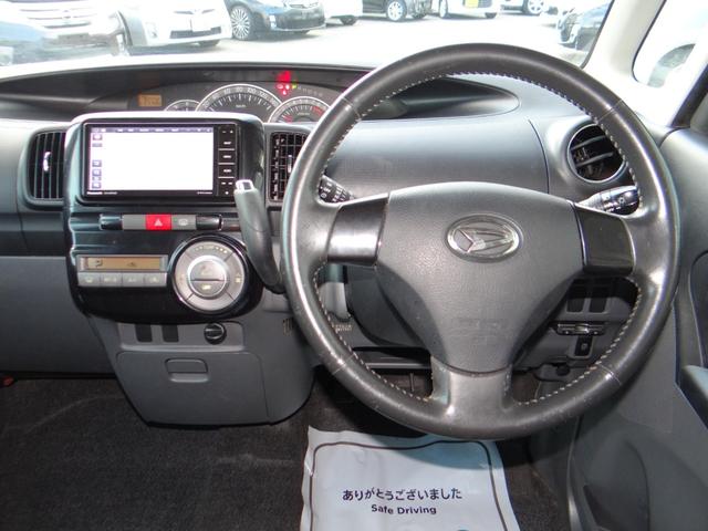 タント カスタムＸ　左側電動スライドドア　ＳＤナビ　フルセグ　ＤＶＤ再生　Ｂｌｕｅｔｏｏｔｈ　バックカメラ　ＨＩＤライト　スマートキー　ＥＴＣ車載器　アルミホイール（6枚目）