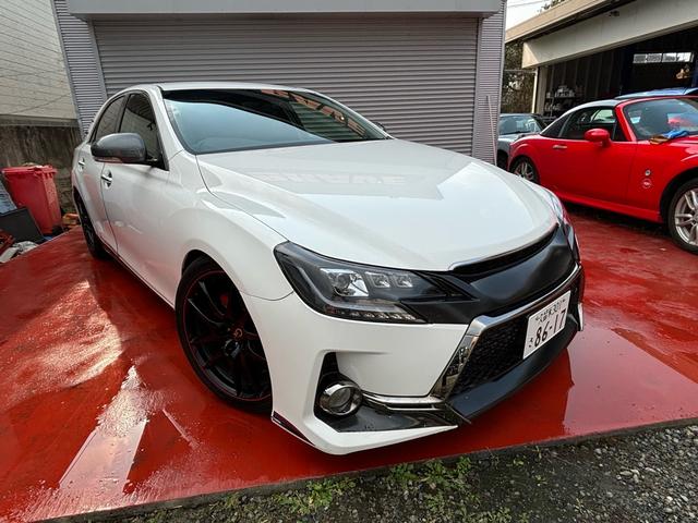 マークＸ ２５０Ｇ　リラックスセレクション・ブラックリミテッド　Ｇ．Ｓ仕様☆Ｇ．Ｓアルミホイール☆車高調☆社外ヘッドライト☆スマートキー☆社外テールランプ（6枚目）