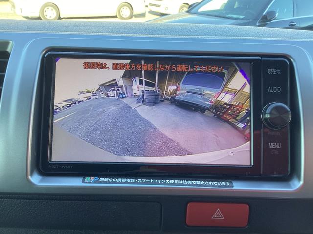 レジアスエースバン ロングスーパーＧＬ　４型後期　タイミングベルト交換渡し　純正ＬＥＤヘッドライト　プッシュスタート　リアスライドガラス小窓　ビルトインＥＴＣ　１００Ｖ電源　バックカメラ　ダブルエアコン　フルセグ視聴　イージークローザー（26枚目）