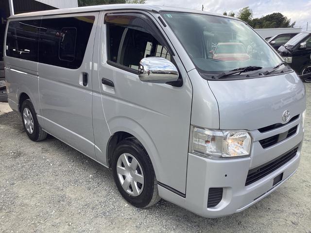 ハイエースバン ロングＤＸ　６型　ＧＬパッケージ仕様　クリアランスソナー　トヨタセーフティセンス　リアスライドガラス小窓　ドライブレコーダー　カロッツェリアＳＤナビ　純正セキュリティ　内張レザー変更　ビルトインＥＴＣ　キーレス（7枚目）