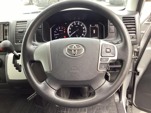 ハイエースバン ロングＤＸ　６型　ＧＬパッケージ仕様　クリアランスソナー　トヨタセーフティセンス　リアスライドガラス小窓　ドライブレコーダー　カロッツェリアＳＤナビ　純正セキュリティ　内張レザー変更　ビルトインＥＴＣ　キーレス（24枚目）