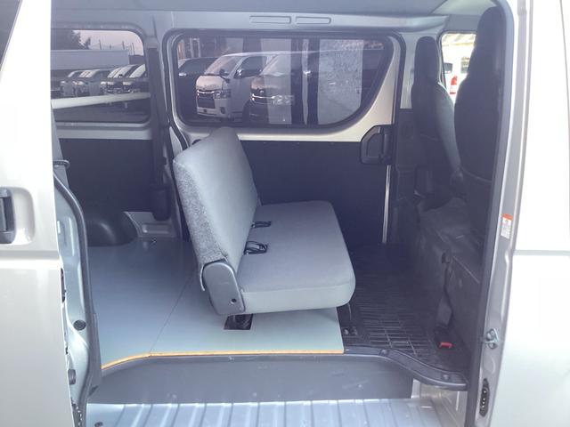 ハイエースバン ロングＤＸ　ＧＬパッケージ　６型後期　デジタルインナーミラー型ドラレコ前後　ワンオーナー　フロアパネル　トヨタセーフティセンス　内張レザー変更　ビルトインＥＴＣ　バックカメラ　純正セキュリティ　ブラックグリル　キーレス（41枚目）