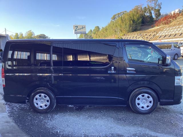 ハイエースバン スーパーGL ダークプライムII 7型 アルパインBIGXフローティングナビ 両側パワースライドドア パノラミックビュー クリアランスソナー フェンダーミラーレス ドライブレコーダー前後 トヨタセーフティセンス 助手席エアバック(6枚目)