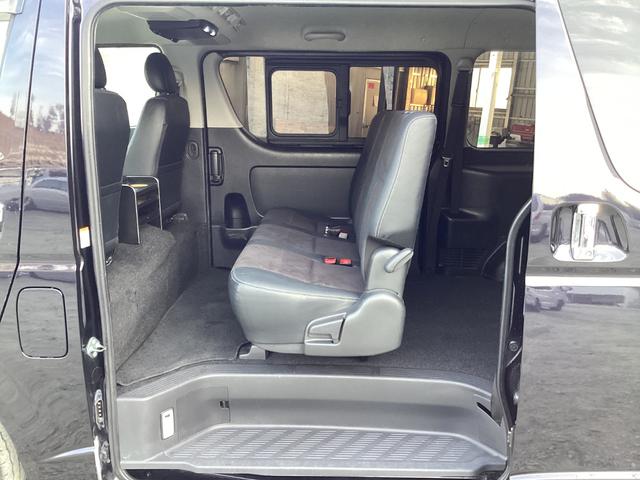 ハイエースバン スーパーGL ダークプライム 4型 アルパインBIGXフローティングナビ モデリスタデイライト付きフロントスポイラー フリップダウンモニター デジタルインナーミラー型ドラレコ前後 LEDフォグランプ ダークプライム限定色(36枚目)