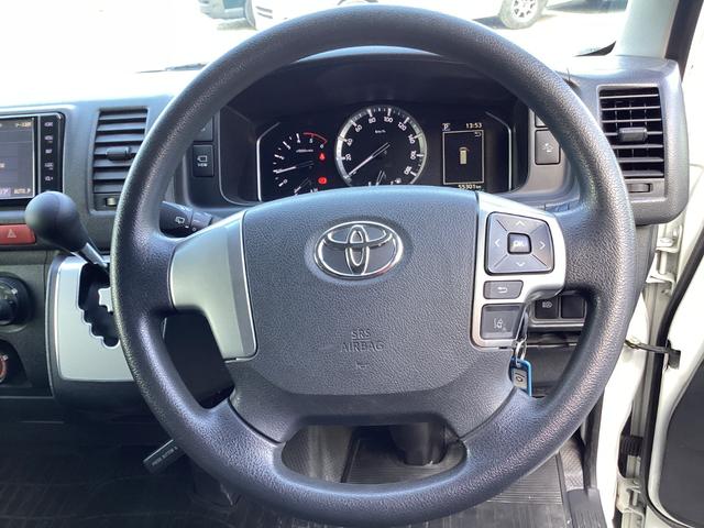 ハイエースバン ロングDX GLパッケージ 7型 9人乗り パノラミックビュー 純正LEDヘッドライト ダブルエアコン ワンオーナー クリアランスソナー トヨタセーフティセンス リアスライドガラス小窓 ドライブレコーダー 3列シート(26枚目)