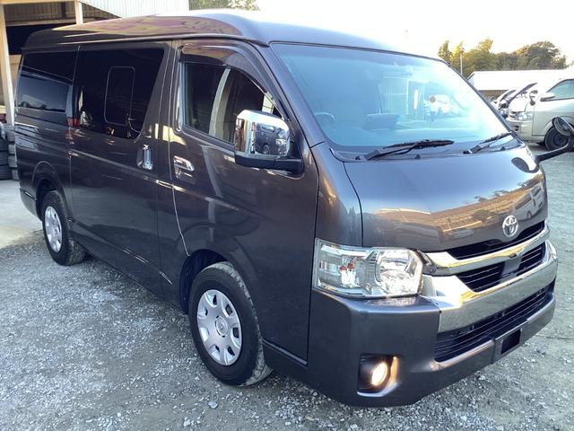 ハイエースバン スーパーGL ダークプライムII 6型 アルパインBIGXフローティングナビ パノラミックビュー クリアランスソナー アルパインフリップダウンモニター TSS 新品シートカバー デジタルインナーミラー ドライブレコーダー前後(7枚目)