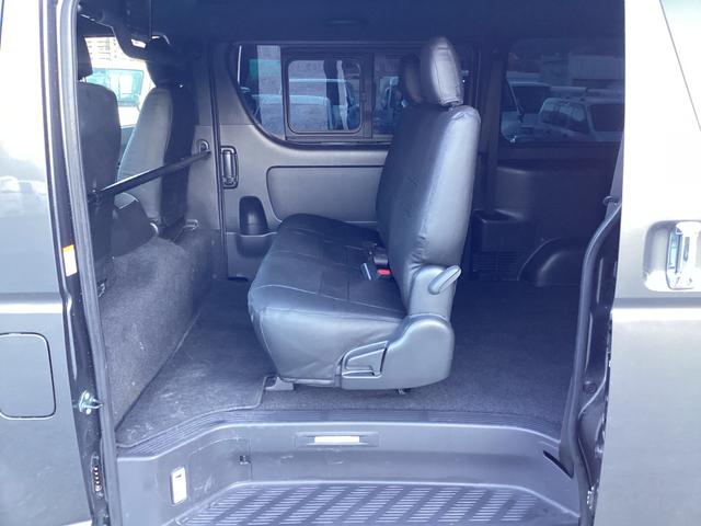 ハイエースバン スーパーGL ダークプライムII 6型 アルパインBIGXフローティングナビ パノラミックビュー クリアランスソナー アルパインフリップダウンモニター TSS 新品シートカバー デジタルインナーミラー ドライブレコーダー前後(45枚目)