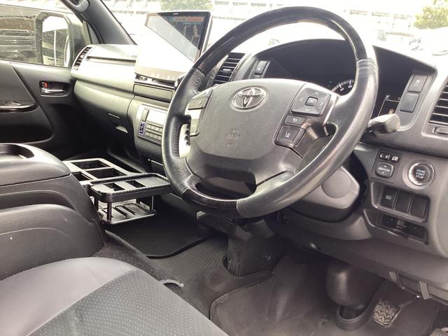 ハイエースバン スーパーGL ダークプライムII 6型 アルパインBIGXフローティングナビ ワンオーナー パノラミックビュー クリアランスソナー トヨタセーフティセンス ドライブレコーダー前後 リアスライドガラス小窓 デジタルインナーミラー(20枚目)