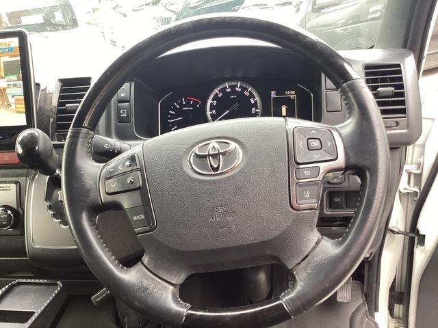 ハイエースバン スーパーGL ダークプライムII 6型 アルパインBIGXフローティングナビ ワンオーナー パノラミックビュー クリアランスソナー トヨタセーフティセンス ドライブレコーダー前後 リアスライドガラス小窓 デジタルインナーミラー(26枚目)