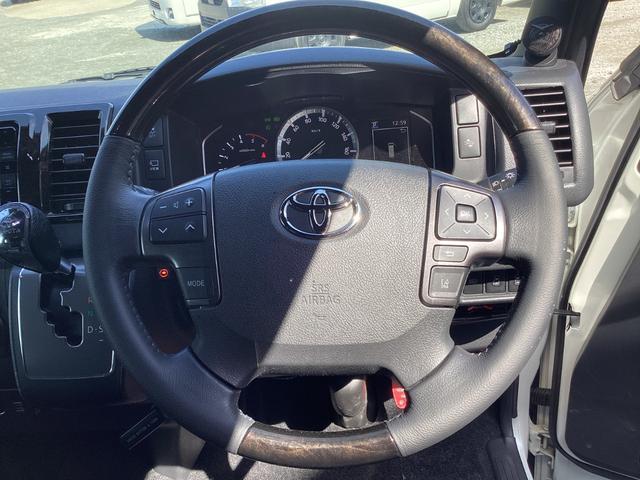 ハイエースバン スーパーＧＬ　ダークプライムＩＩ　７型　両側パワースライドドア　パノラミックビュー　ワンオーナー　インナーブラックＬＥＤヘッドライト　クリアランスソナー　ＴＳＳ　社外アルミホイール　デジタルインナーミラー　社外テールランプ（28枚目）