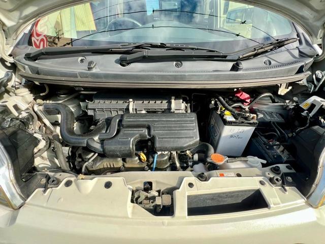 ムーヴ カスタム　Ｘ　全国１年保証付　純正アルミ　スマートキー　プッシュスタート　ＨＩＤ　エコアイドル　ウィンカーミラー　電動格納ミラー　ベンチシート（35枚目）