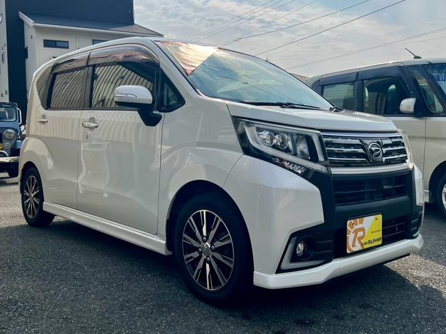 ムーヴ カスタム　Ｘ　ハイパーＳＡ　全国１年保証付　純正ナビ　ＥＴＣ　バックカメラ　フルセグＴＶ　アイドリングストップ　キーレス　スマートキー　純正アルミ　ＬＥＤヘッドランプ　盗難防止システム　安全衝突ボディ　衝突被害軽減システム（3枚目）