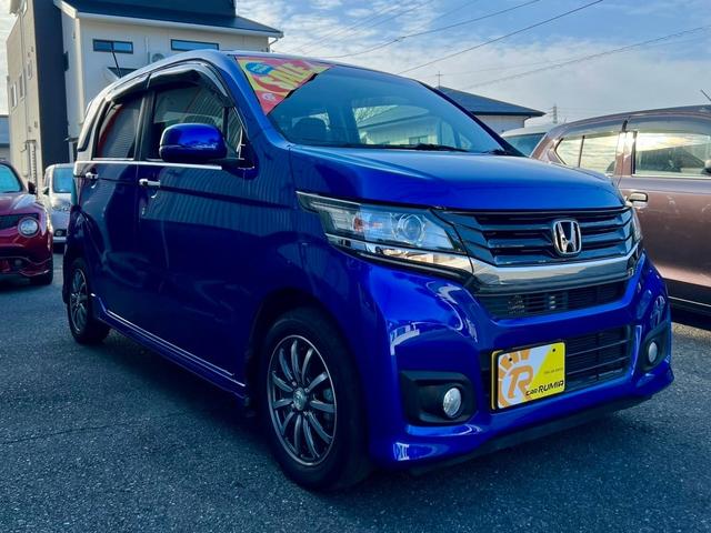 Ｎ－ＷＧＮカスタム Ｇ・Ｌパッケージ　全国１年保証付　メモリーナビ　ワンセグＴＶ　バックカメラ　ＥＴＣ　クルコン　１４インチ純正アルミホイール　キーレスエントリー　スマートキー　アイドリングストップ　ＨＩＤ（3枚目）