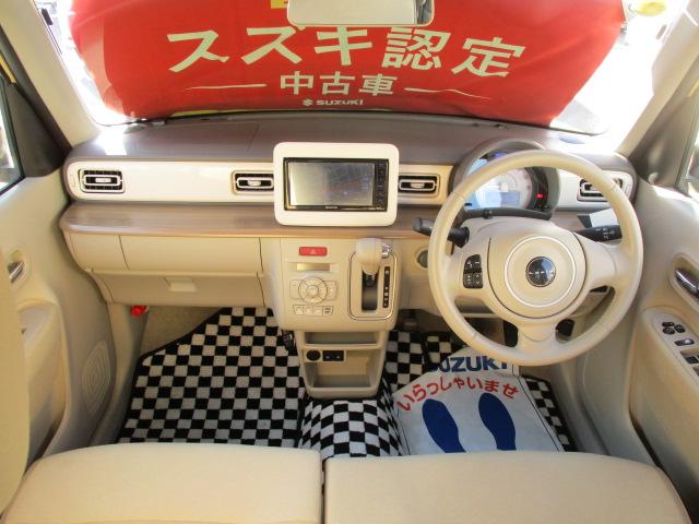 アルトラパン X 3型 ドライブレコーダー/サポカー デュアルセンサーブレーキサポート│ディスチャージ(HID)ヘッドランプ│14インチアルミホイール│ナビ・TV│ETC│ホワイト2トーン│キャメル内装(8枚目)