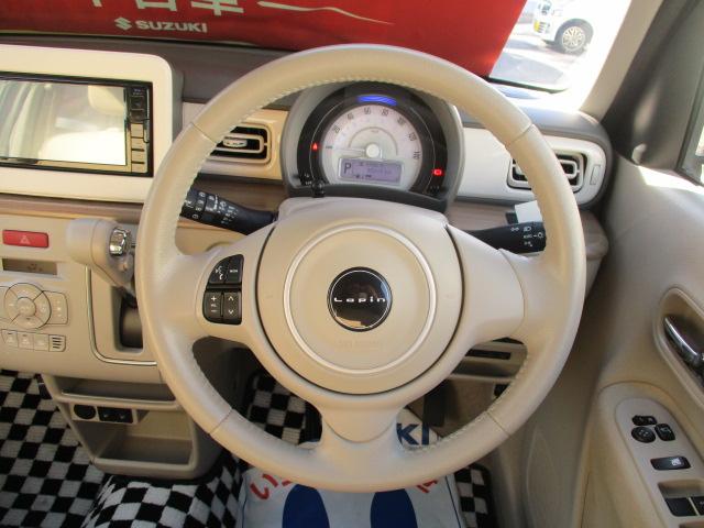 アルトラパン X 3型 ドライブレコーダー/サポカー デュアルセンサーブレーキサポート│ディスチャージ(HID)ヘッドランプ│14インチアルミホイール│ナビ・TV│ETC│ホワイト2トーン│キャメル内装(31枚目)