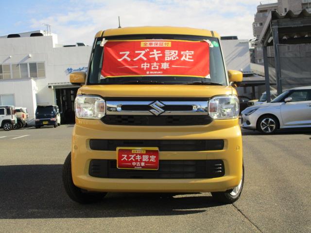 スペーシア ＨＹＢＲＩＤ　Ｇ　ＬＥＤヘッドランプ／サポカー　デュアルセンサーブレーキサポートＩＩ│１４インチホイールキャップ│オートエアコン（5枚目）