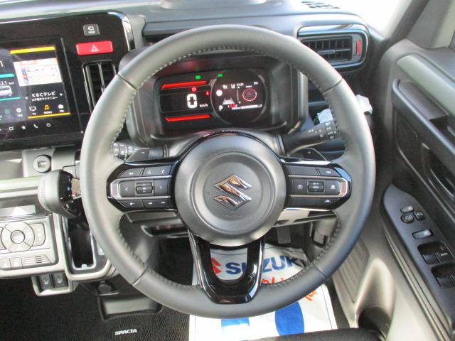 スペーシア ギア　ＨＹＢＲＩＤ　ＸＺターボ　全方位ナビ／サポカー　デュアルセンサーブレーキサポートＩＩ│スズキコネクト│ヘッドアップディスプレイ│ＬＥＤヘッドランプ│ステアリングヒーター│１４インチアルミホイール（37枚目）