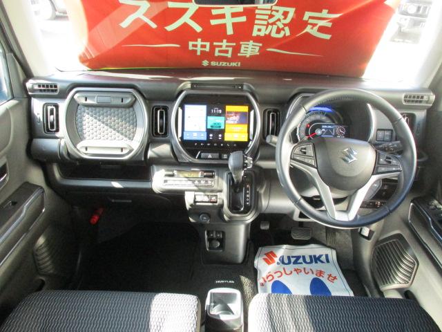 ハスラー Jスタイルターボ 全方位モニター付ナビ装着車/サポカー ガンメタリック2トーン│LEDヘッドランプ│アダプティブクルーズコントロール│デュアルカメラブレーキサポート│ドライブレコーダー│ETC│15インチアルミホイール(8枚目)