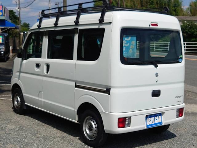 エブリイ 直納専用車　ワンオーナー　メモリーナビ　衝突軽減ブレーキ　新車保証書　Ｂｌｕｅｔｏｏｔｈ　　バックカメラ　オートギアシフト　ルーフキャリア　ＥＴＣ　ＭＴモード付き　２ｎｄ発進　後退時バック音　ハイルーフ　ドアバイザー　集中ドアロック　光軸調整ライト（9枚目）