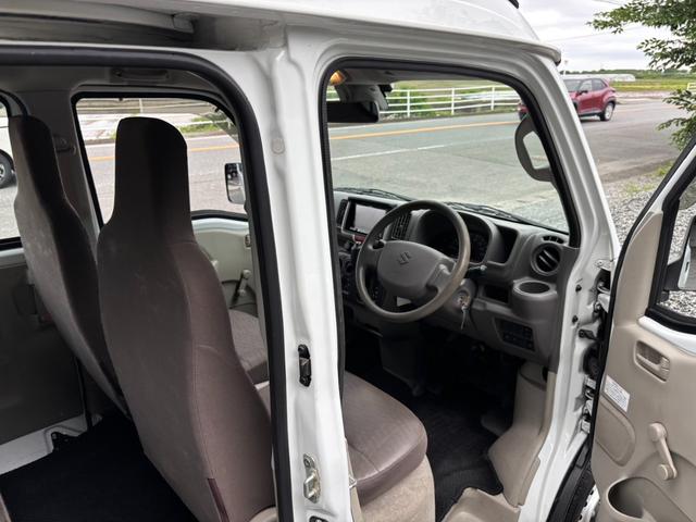 エブリイ 直納専用車　ワンオーナー　メモリーナビ　衝突軽減ブレーキ　新車保証書　Ｂｌｕｅｔｏｏｔｈ　　バックカメラ　オートギアシフト　ルーフキャリア　ＥＴＣ　ＭＴモード付き　２ｎｄ発進　後退時バック音　ハイルーフ　ドアバイザー　集中ドアロック　光軸調整ライト（13枚目）