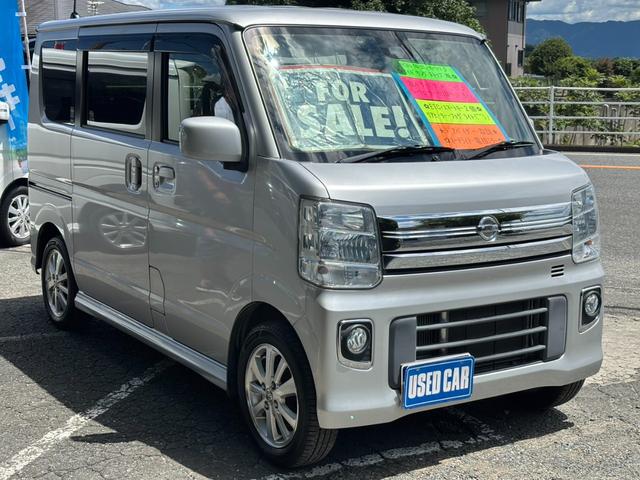 ＮＶ１００クリッパーリオ Ｅ　４ＷＤ　メモリーナビ　左パワードア／　衝突軽減ブレーキ　シートヒーター　ＴＶ　Ｂｌｕｅｔｏｏｔｈ　ＤＶＤ再生　ＨＩＤヘッドライト　フォグ　オートライト　フルエアロ　ＥＴＣ　アイドリングストップ　純正１４ＡＷ　スマートキー×２　リアヒーター　電格ミラー（3枚目）