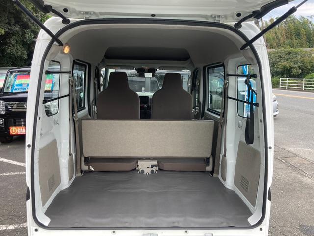 エブリイ PA 衝突軽減ブレーキ オートギアシフト オートハイビーム レーン逸脱警報 コーナーセンサー ハイルーフ 2nd発進 集中ドアロック 4人乗 光軸調整ライト オートライト 取説 ドアバイザー 集中ドアロック ラジオ ABS ESC(9枚目)