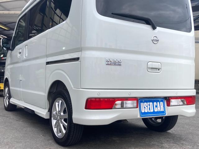 ＮＶ１００クリッパーリオ Ｇ４ＷＤ　メモリーナビ　／両側パワードア　衝突軽減ブレーキ　新車保証書　コーナーセンサー　レーン逸脱警報　ＴＶ　ドラレコ　リアヒーター　純正１４ＡＷ　ターボ　ハイルーフ　ＵＳＢ入力　オートステップ　革巻ハンドル　ＥＴＣ　ＨＩＤヘッドライト　フォグ　ＤＶＤ（49枚目）
