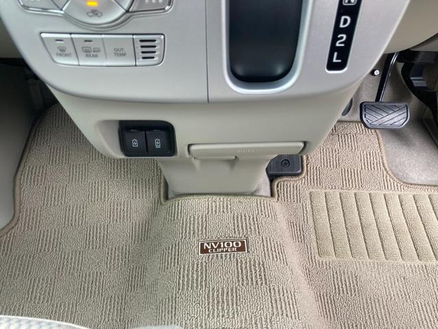 ＮＶ１００クリッパーリオ Ｇ４ＷＤ　メモリーナビ　／両側パワードア　衝突軽減ブレーキ　新車保証書　コーナーセンサー　レーン逸脱警報　ＴＶ　ドラレコ　リアヒーター　純正１４ＡＷ　ターボ　ハイルーフ　ＵＳＢ入力　オートステップ　革巻ハンドル　ＥＴＣ　ＨＩＤヘッドライト　フォグ　ＤＶＤ（66枚目）