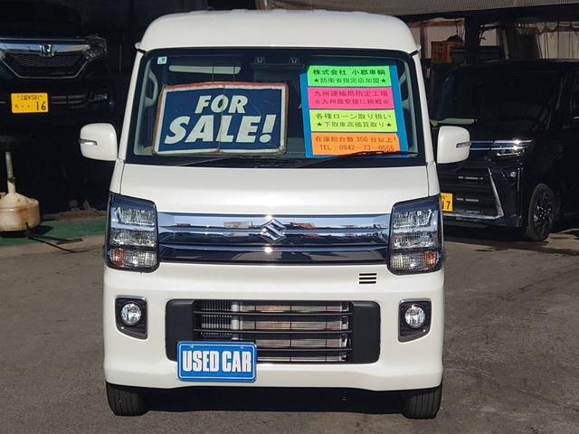 エブリイワゴン PZターボスペシャル ハイルーフ 届出済未使用車 両側Pドア 純正ディスプレイオーディオ 衝突軽減ブレーキ コーナーセンサー Bluetooth バックカメラ レーン逸脱警報 オートハイビーム LEDヘッドライト USB入力 シートヒーター スマートキー(4枚目)