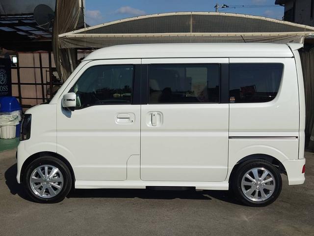 エブリイワゴン PZターボスペシャル ハイルーフ 届出済未使用車 両側Pドア 純正ディスプレイオーディオ 衝突軽減ブレーキ コーナーセンサー Bluetooth バックカメラ レーン逸脱警報 オートハイビーム LEDヘッドライト USB入力 シートヒーター スマートキー(38枚目)