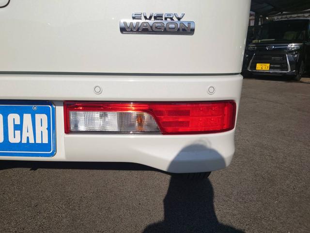 エブリイワゴン PZターボスペシャル ハイルーフ 届出済未使用車 両側Pドア 純正ディスプレイオーディオ 衝突軽減ブレーキ コーナーセンサー Bluetooth バックカメラ レーン逸脱警報 オートハイビーム LEDヘッドライト USB入力 シートヒーター スマートキー(45枚目)