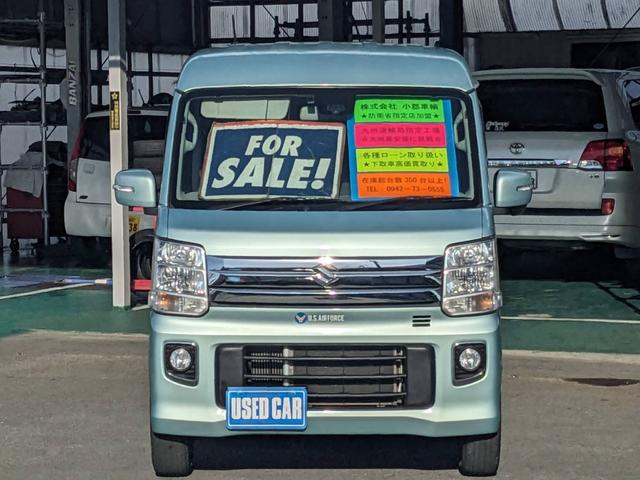 エブリイワゴン PZターボスペシャル ハイルーフ SDナビ 両側パワードア 衝突軽減ブレーキ オートステップ Bluetooth バックカメラ フルセグTV ETC HIDヘッドライト 純正14AW リアヒーター 純正フルエアロ オートライト フォグライト スマートキー(4枚目)