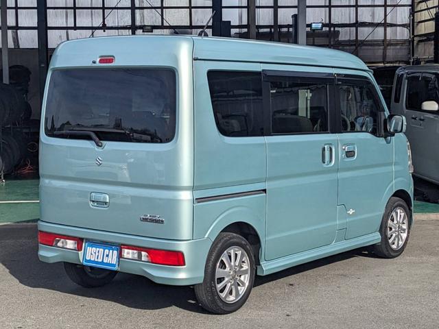 エブリイワゴン PZターボスペシャル ハイルーフ SDナビ 両側パワードア 衝突軽減ブレーキ オートステップ Bluetooth バックカメラ フルセグTV ETC HIDヘッドライト 純正14AW リアヒーター 純正フルエアロ オートライト フォグライト スマートキー(6枚目)