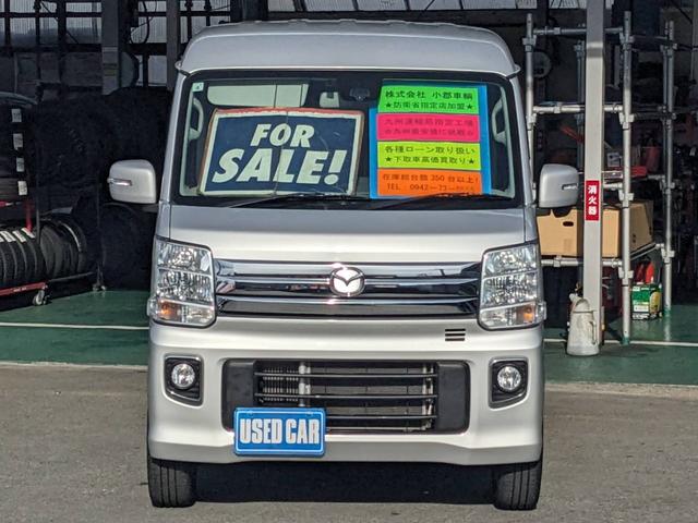 スクラムワゴン PZターボ スペシャル ハイルーフ メモリーナビ 両側Pドア 衝突軽減ブレーキ オートステップ ETC TV HIDヘッドライト 純正14AW リアヒーター スマートキー 電格ミラー 純正フルエアロ フォグライト オートライト ドアバイザー DVD再生(4枚目)