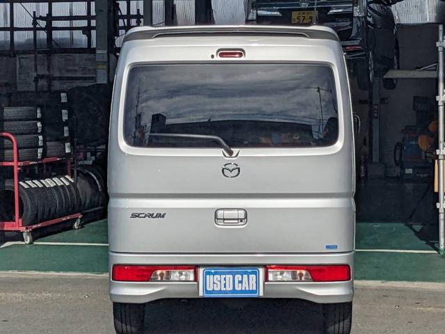 スクラムワゴン PZターボ スペシャル ハイルーフ メモリーナビ 両側Pドア 衝突軽減ブレーキ オートステップ ETC TV HIDヘッドライト 純正14AW リアヒーター スマートキー 電格ミラー 純正フルエアロ フォグライト オートライト ドアバイザー DVD再生(7枚目)