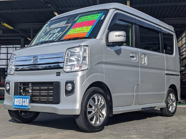 スクラムワゴン PZターボ スペシャル ハイルーフ メモリーナビ 両側Pドア 衝突軽減ブレーキ オートステップ ETC TV HIDヘッドライト 純正14AW リアヒーター スマートキー 電格ミラー 純正フルエアロ フォグライト オートライト ドアバイザー DVD再生(35枚目)